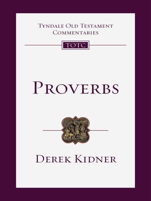 Title details for Proverbs by Derek Kidner - Available